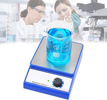 Mini Magnetic Stirrer &ndash; 3000RPM Stepless Speed Lab Mixer with Stir Bar, 3000ml Capacity &ndash; Compact &amp; Powerful for Chemistry, Labs, DIY Science Experiments