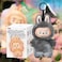 Labub Plush Toy &ndash; Cute Monster Doll with Hanging Loop, Big Into Energy Series 3 (Pastel Colors, Blind Box Surprise) &ndash; Collectible Vinyl Figure &ndash; 1PC (Black)