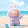 Labub Cute Monster Plush Toy &ndash; Blind Box Surprise Collectible (Big Into Energy Series 3) &ndash; Soft Vinyl Figure with Hanging Loop &ndash; 1PC Blue