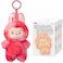 Labub Monster Plush Toy &ndash; Soft &amp; Cute Pastel Blind Box Collectible (Series 3) &ndash; red Stuffed Animal with Hanging Loop &ndash; 1PC Mystery Surprise