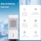 Portable 10L Air Cooling System - 85W Energy Saving Fan with Auto Swing Function, 3 Adjustable Speeds for Home &amp; Office Use