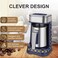 Authentic Electric Turkish Coffee Pot &ndash; 700W Quick Heating, 250ml Perfect Serving Size   Stainless Steel Ibrik/Cezve &ndash; Strong, Flavorful Coffee Every Time