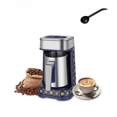 Authentic Electric Turkish Coffee Pot &ndash; 700W Quick Heating, 250ml Perfect Serving Size   Stainless Steel Ibrik/Cezve &ndash; Strong, Flavorful Coffee Every Time