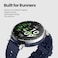 Amazfit Active 3 Premium GPS Running Smart Watch Apex Silver (Black Band)