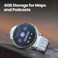 Amazfit Active 3 Premium GPS Running Smart Watch Apex Silver (Black Band)