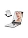 Travel Mirror with LED Lights &ndash; Portable Makeup Mirror with 8 Dimmable LED Lights, Touch Switch, 1X &amp; 2X Magnification, Folding Compact Design for Travel &amp; Home Use
