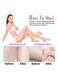 2-Pack Crystal Hair Eraser &ndash; Painless Hair Removal Stone for Women &amp; Men, Magic Crystal Hair Remover &amp; Skin Exfoliator Tool for Legs, Arms, Back, and Body