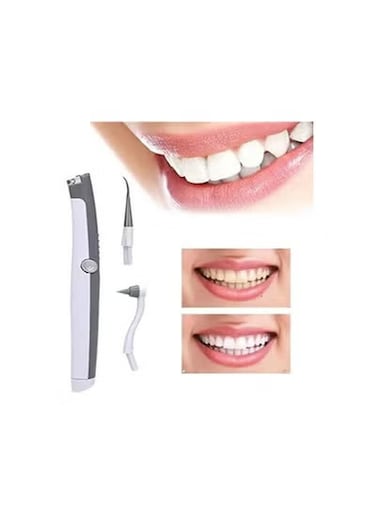 Electric Teeth Cleaning Tool &ndash; Professional Sonic Tooth Cleaner &amp; Whitening Kit with Vibration Technology, Plaque &amp; Calculus Remover, Polisher (Rechargeable &amp; Safe)
