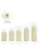 مجموعة شموع بدون لهب من 5 قطع - شموع عمودية LED تعمل بالبطارية بأحجام 5 و6 و7 و8 بوصات مع فتيل متحرك وجهاز تحكم عن بعد ومؤقت لتزيين العطلات وحفلات الزفاف والحفلات
