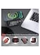 Wireless Fast Charging Alarm Clock &ndash; Qi-Certified Digital LED Clock with Dual Display, 3 Alarms, Temperature, Adjustable Brightness, USB Charging 
