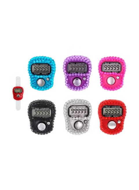 Digital Finger Ring Tally Counter &ndash; Mini Electronic Clicker for Japa Mantra, Head Counting, Cricket, Knitting, Workout, and Multipurpose Use &ndash; Portable, Easy to Use
