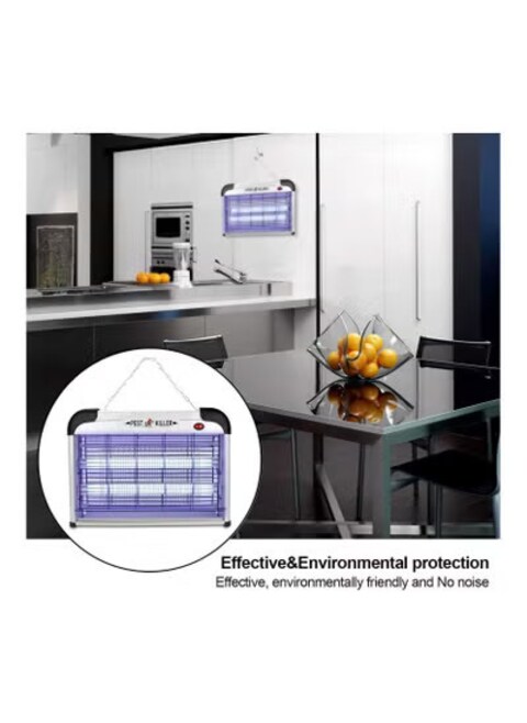 Electric Bug Zapper &ndash; 2800V Powerful Flying Insect Mosquito Killer with 20W Blue Light Attraction &ndash; Plug-In Pest Control for Moths, Fruit Flies, Gnats