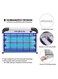 Electric Bug Zapper &ndash; 2800V Powerful Flying Insect Mosquito Killer with 20W Blue Light Attraction &ndash; Plug-In Pest Control for Moths, Fruit Flies, Gnats