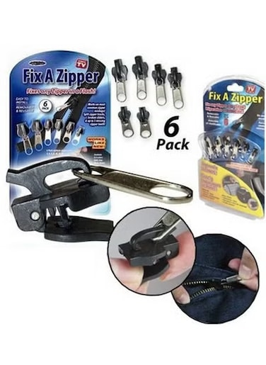 Universal Zipper Repair Kit   Fix Any Zipper in a Flash   As Seen on TV 6-Pack Zipper Repair Solution for Jackets, Bags, Pants, and More
