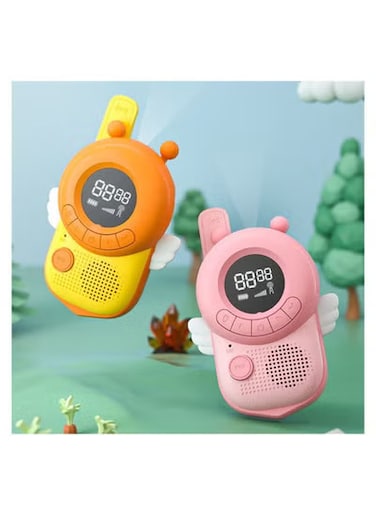 جهاز اتصال لاسلكي سحري للأطفال على شكل نحلة كرتونية صغيرة   لاسلكي بمدى ٣ كم، لعبة تفاعلية بين الوالدين والطفل مزودة بمصباح يدوي وحبل أمان لمنع الضياع   تواصل خارجي