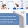 Automatic Water Dispenser Pump &ndash; USB Rechargeable Portable 600ml Electric Water Bottle Pump for Home, Office, Outdoor Use &ndash; Easy Clean, No Bacterial Retention, White
