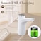 Automatic Water Dispenser Pump &ndash; USB Rechargeable Portable 600ml Electric Water Bottle Pump for Home, Office, Outdoor Use &ndash; Easy Clean, No Bacterial Retention, White
