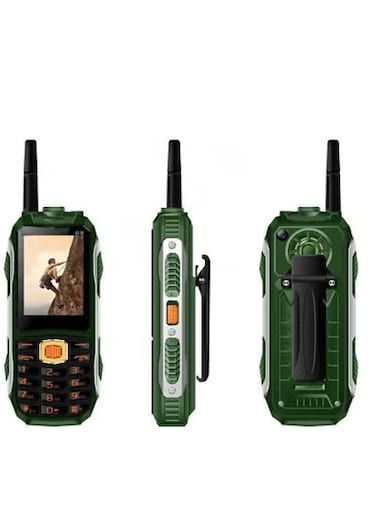 Rugged Mobile Phone with 2 SIM Card Slots, 20,000mAh Battery, Built-in LED Light &ndash; 3-in-1 Durable Power Bank Phone &ndash; Long-Lasting, Outdoor Emergency Cell Phone
