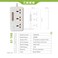 Universal Power Strip with 3 AC Outlets and 6 USB Ports with Quick Charge 3.0 18W Fast Charging Surge Protection for Home Office Travel