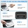 Ice Maker Machine Countertop 15Kg 24H, Portable Ice Cube Maker Ready in 6 Minutes, Self-Cleaning Ice Machine for Home Kitchen Office, Includes Scoop