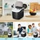 Ice Maker Machine Countertop 15Kg 24H, Portable Ice Cube Maker Ready in 6 Minutes, Self-Cleaning Ice Machine for Home Kitchen Office, Includes Scoop