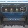 Ice Maker Machine Countertop 15Kg 24H, Portable Ice Cube Maker Ready in 6 Minutes, Self-Cleaning Ice Machine for Home Kitchen Office, Includes Scoop