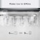 Countertop Ice Maker Machine &ndash; Self-Cleaning Portable Ice Maker with 2 Ice Sizes, 26lbs in 24Hrs, 9 Bullet Ice Cubes in 6 Mins, Ice Scoop &amp; Basket Included (White)
