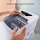 Countertop Ice Maker Machine &ndash; Self-Cleaning Portable Ice Maker with 2 Ice Sizes, 26lbs in 24Hrs, 9 Bullet Ice Cubes in 6 Mins, Ice Scoop &amp; Basket Included (White)
