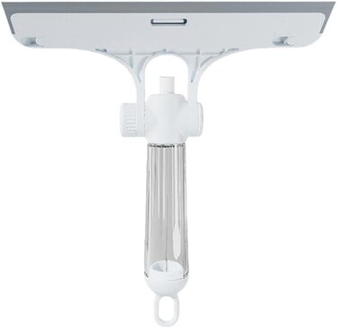 Multifunctional Window Cleaning Tool &ndash; 3-in-1 Glass Squeegee with Spray Bottle, Wiper &amp; Scraper  Handheld Window Cleaner for Shower, Car, Home
