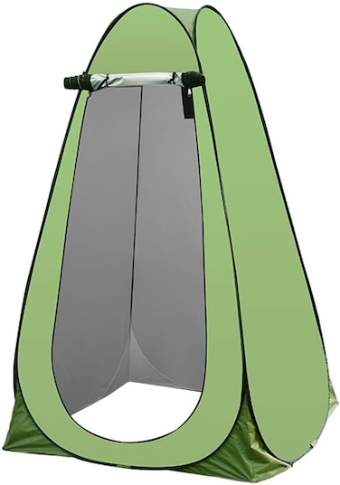 Outdoor Portable Shower Tent &ndash; Pop-Up Privacy Tent for Camping, Hiking, Beach, and Festivals   Quick-Setup Toilet Changing Room Shelter with Carry Bag