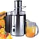 Power Juicer Machine &ndash; Stainless Steel Juicer with Juice &amp; Pulp Separation, Wide Mouth, Safety Lock, Easy Clean, for Celery, Carrot, Pomegranate, Citrus