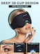 Bluetooth Sleep Headphones with 3D Eye Mask &ndash; Wireless Music Sleep Mask with HD Stereo Speakers &ndash; Bluetooth 5.0 Sleeping Headphones for Side Sleepers, Travel
