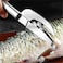 Stainless Steel 3-in-1 Fish Maw Knife &ndash; Fish Scale Remover Tool for Cutting, Scraping &amp; Digging &ndash; Sawtooth Fish Descaler Cleaning Knife for Kitchen &amp; Outdoor Use (1PC)
