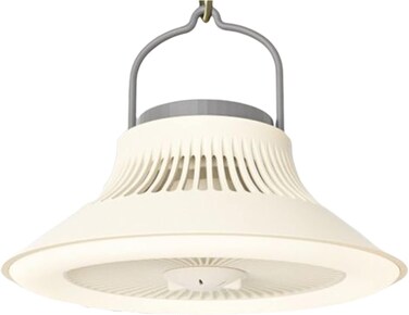 Multifunction Rechargeable Camping Fan with LED Light &ndash; Portable Tent Fan Lamp for Camping, Hiking, Fishing &ndash; USB Powered Outdoor Fan with Night Light