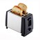 Mini Electric Bread Toaster &ndash; Stainless Steel 2-Slice Toaster with Fast Even Toasting &ndash; Compact Breakfast Bread Baking Maker for Home and Office
