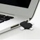 4-in-1 USB Flash Drive OTG 128GB &ndash; External Storage Memory Stick with USB-A, Micro USB, Type-C, TF/SD Card Reader