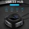 USB 3.0 Hub Splitter &ndash; 4-Port High-Speed USB Expander Adapter for Laptop, PC, MacBook, Keyboard, Mouse, Flash Drives &ndash; Mini Portable Multi USB Hub