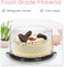 6-Inch Round Cake Container with Lid &ndash; Clear PET Plastic Cake Box Keeper for Storage, Transport &amp; Display, Airtight Cake Holder for Bakery &amp; Home Use
