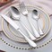 Stainless Steel Flatware Set &ndash; 24-Piece Silverware Set for 6, Cutlery Set with Forks, Spoons &amp; Knives &ndash; Durable, Rust-Resistant, Dishwasher Safe Tableware