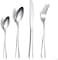 Stainless Steel Flatware Set &ndash; 24-Piece Silverware Set for 6, Cutlery Set with Forks, Spoons &amp; Knives &ndash; Durable, Rust-Resistant, Dishwasher Safe Tableware