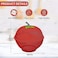 Apple-Shaped Fruit &amp; Vegetable Basket with Mesh Net Cover &ndash; Decorative Countertop Kitchen Stand for Fresh Produce Storage, Fruit Fly Protection, and Air Circulation
