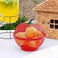Apple-Shaped Fruit &amp; Vegetable Basket with Mesh Net Cover &ndash; Decorative Countertop Kitchen Stand for Fresh Produce Storage, Fruit Fly Protection, and Air Circulation

