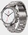 Swiss Military DOM5 Smart Watch 1.43" AMOLED Display &ndash; Silver Frame with Silver Metal Strap   Bluetooth Calling, 7-Day Battery, Wireless Charging, Health &amp; Fitness Tracker
