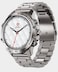 Swiss Military DOM5 Smart Watch 1.43" AMOLED Display &ndash; Silver Frame with Silver Metal Strap   Bluetooth Calling, 7-Day Battery, Wireless Charging, Health &amp; Fitness Tracker
