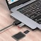 Multi-Port Hub Dual Type-C to Thunderbolt 3 USB 2.0 &amp; 3.0 Converter Adapter &ndash; High-Speed Data Transfer USB-C Hub Compatible with MacBook, Laptop, Tablet
