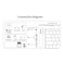 Multi-Port Hub Dual Type-C to Thunderbolt 3 USB 2.0 &amp; 3.0 Converter Adapter &ndash; High-Speed Data Transfer USB-C Hub Compatible with MacBook, Laptop, Tablet
