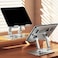 Adjustable Tablet &amp; Phone Stand &ndash; 360&deg; Rotating Swivel Tablet Holder, Aluminum Alloy Multi-Angle Desktop Stand for iPad, iPhone, Samsung, Kindle, Desk &amp; Office Use
