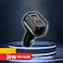 30W Car Charger Adapter, Dual Port Fast Charging &ndash; 1 USB-A + 1 USB-C PD Port, 12V-24V Compatible, Compact Metal Car Phone Charger  (Black)
