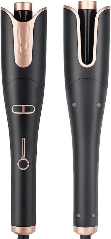 Automatic Hair Curling Iron &ndash; 1&rdquo; Ceramic Curling Wand with 4 Temperature &amp; Timer Settings, Auto Shut-Off, Anti-Scald Design, Rotating Curl Chamber for Long-Lasting Curls