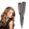 أداة تصفيف الشعر 4 في 1 - مكواة فرد شعر سيراميك قابلة للتبديل مع 4 ألواح قابلة للفصل، ومكواة فرد شعر بدرجة حرارة قابلة للتعديل لفرد الشعر وتجعيده وتصفيفه، للاستخدام في الصالونات والمنزل